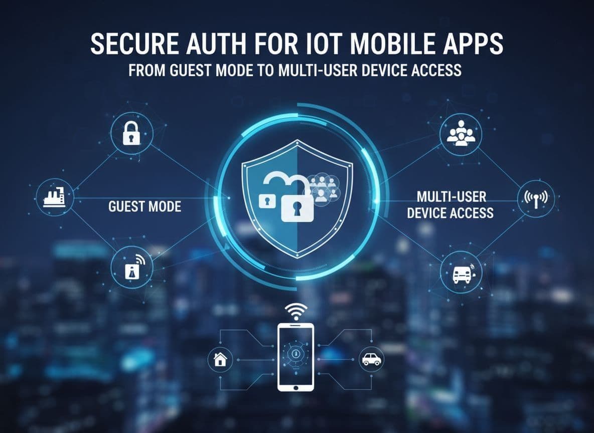 Secure Auth for IoT Mobile Apps: From Guest Mode to Multi-User Device Access